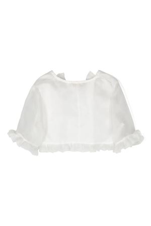 Ruffle-detail silk jacket LA STUPENDERIA KIDS | CJGH94O11.